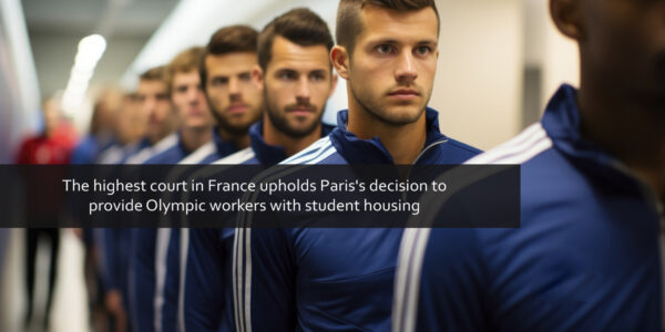 The highest court in France upholds Paris’s decision to provide Olympic workers with student housing
